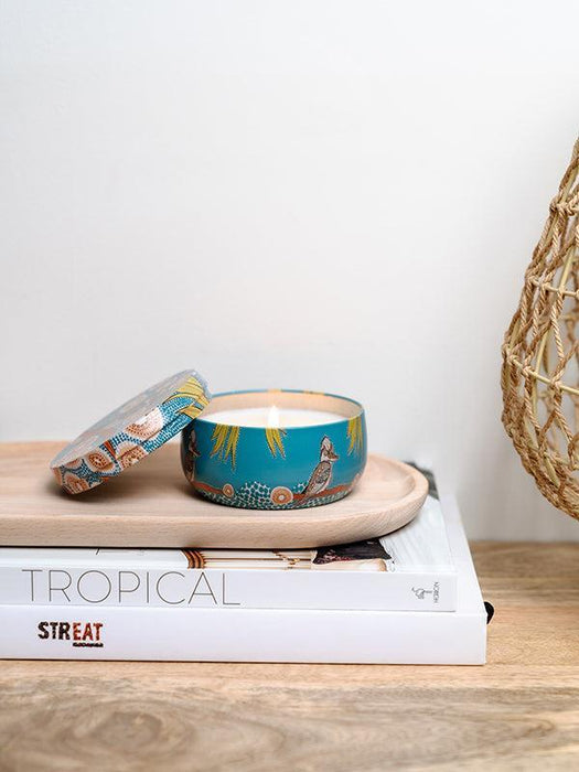 Koh Living | Aboriginal Scented Blue Gum Eucalyptus Candle Tin