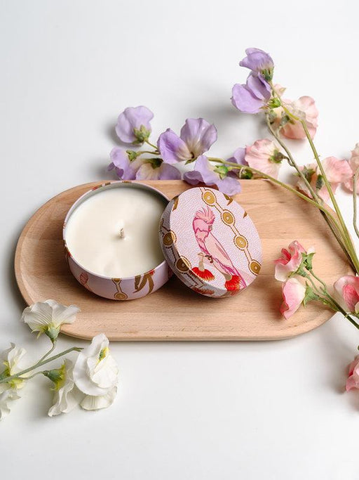 Koh Living | Sweet Pea & Rose Myrtle Scented Candle Tin 170g