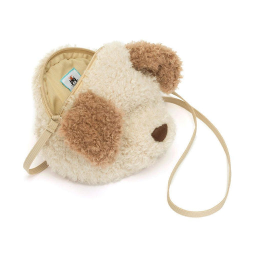 Jellycat | Little Pup Bag Soft Plush Toy in Cocoa Cream