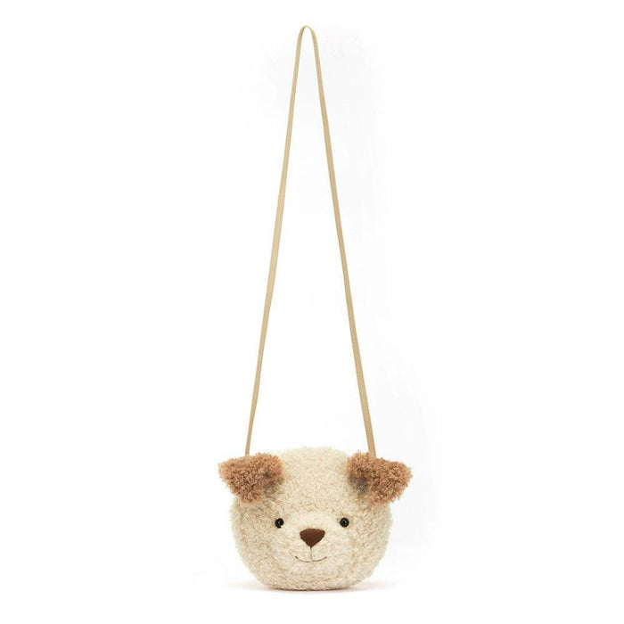 Jellycat | Little Pup Bag Soft Plush Toy in Cocoa Cream