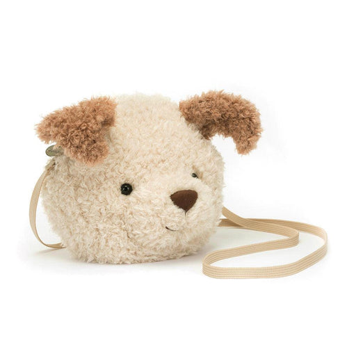 Jellycat | Little Pup Bag Soft Plush Toy in Cocoa Cream