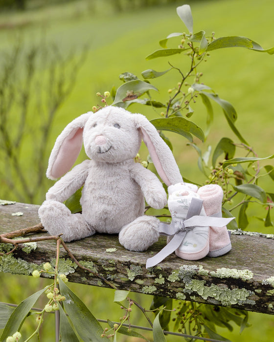 The Little Linen Company | Little Linen Soft Plush Toy & Face Washers - Harvest Bunny