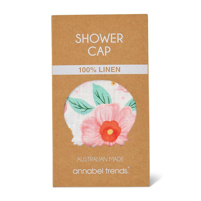 Annabel Trends | Linen Shower Cap Meadow Blush