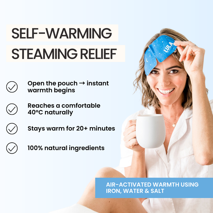 Lula | Rose Self-Warming Eye Mask 5-Pack Relaxation