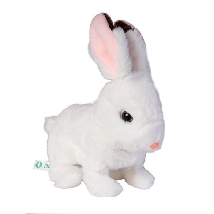 Furever Pets | Animated Rabbit Plush Toy 18x21cm White 3y+-Furever Pets-Homing Instincts