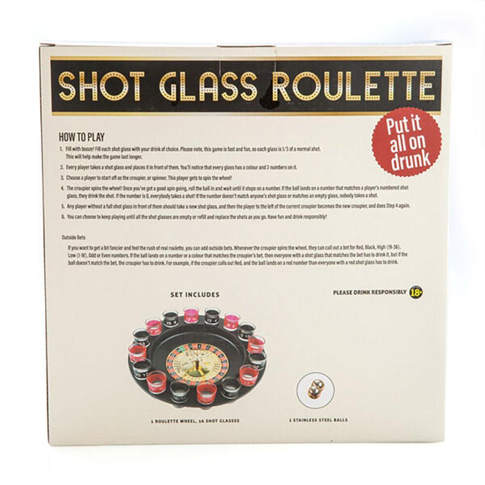 MDI | Shot Glass Roulette Drinking Game 29.5cm