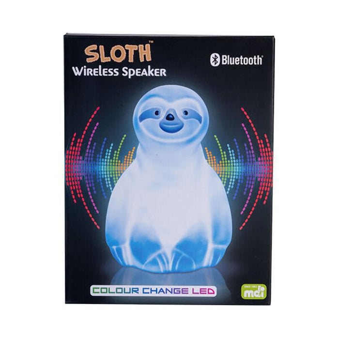 MDI | Art + Tech Light Up Speaker Sloth 14.3x20.4cm