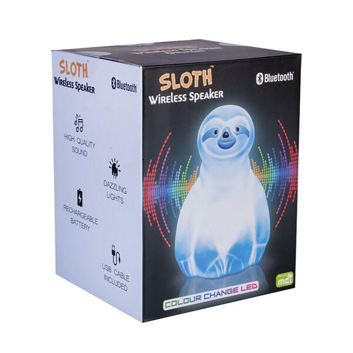 MDI | Art + Tech Light Up Speaker Sloth 14.3x20.4cm
