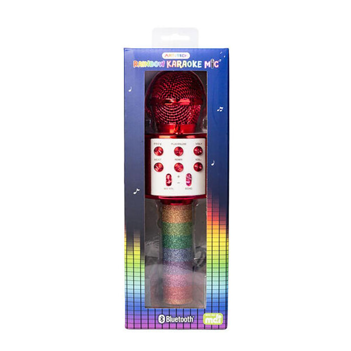 MDI | Wireless Karaoke Microphone Rechargeable Rainbow