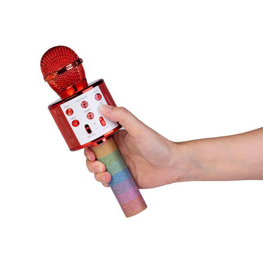 MDI | Wireless Karaoke Microphone Rechargeable Rainbow