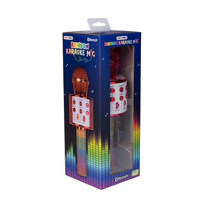 MDI | Wireless Karaoke Microphone Rechargeable Rainbow