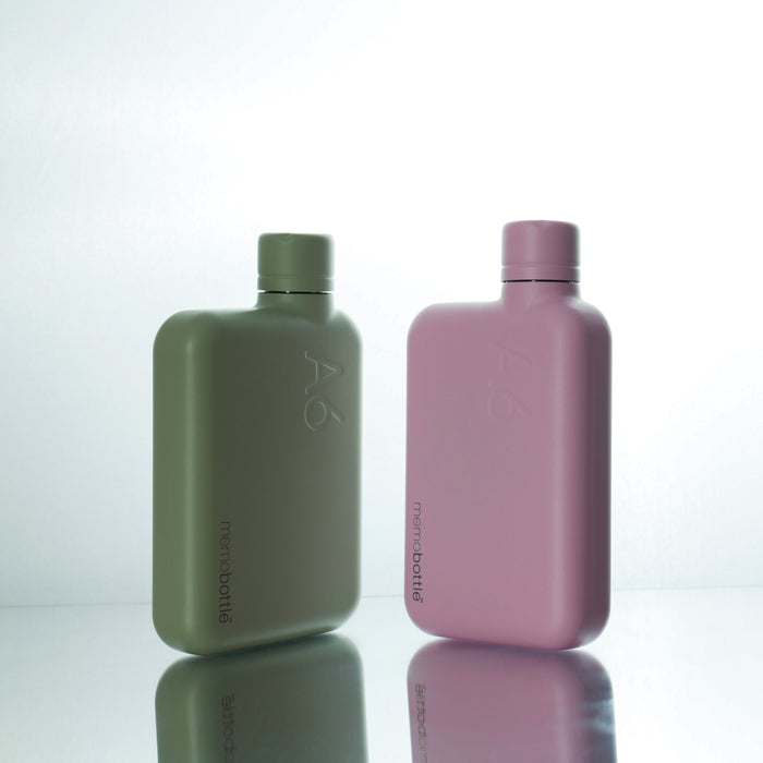 Memobottle | A6 Stainless Steel Water Bottle Pistachio Homing Instincts