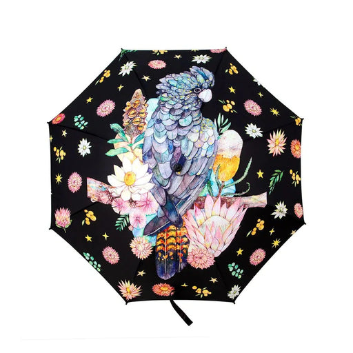 Monster Threads | Black Cockatoo Umbrella-Monster Threads-Homing Instincts