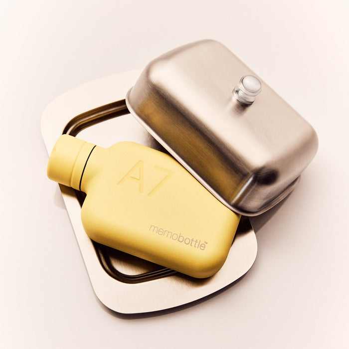 Memobottle | A7 Stainless Steel Bottle Butter Yellow Homing Instincts