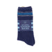 Annabel Trends | AT Mens Grippy Lounge Socks Navy Stripe