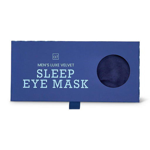 Annabel Trends | Men's Velvet Sleep Mask Luxury Navy