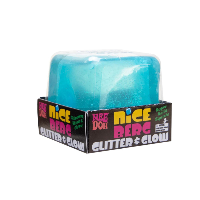 Schylling | NeeDoh Niceberg Glitter & Glow Squishy Toy Homing Instincts