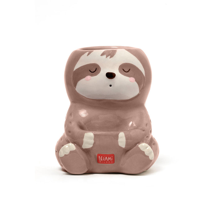 The Paperie | Sloth Ceramic Pen Holder Desk Friends Tabletop