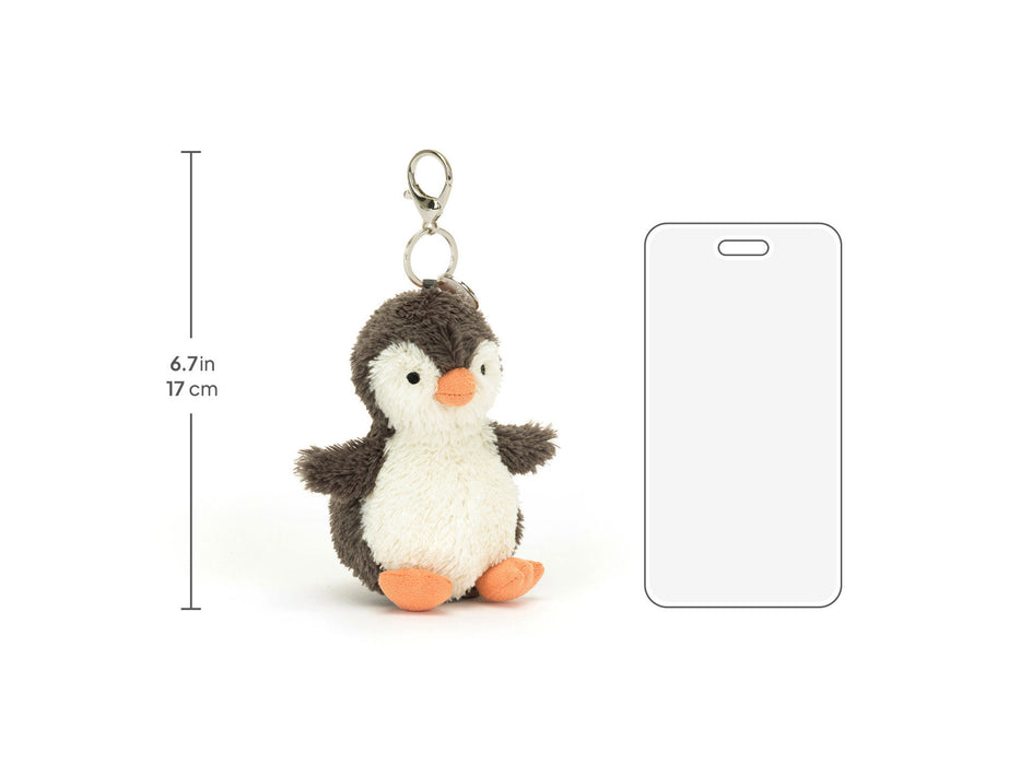 Jellycat | Peanut Penguin Bag Charm – Soft Plush Keychain