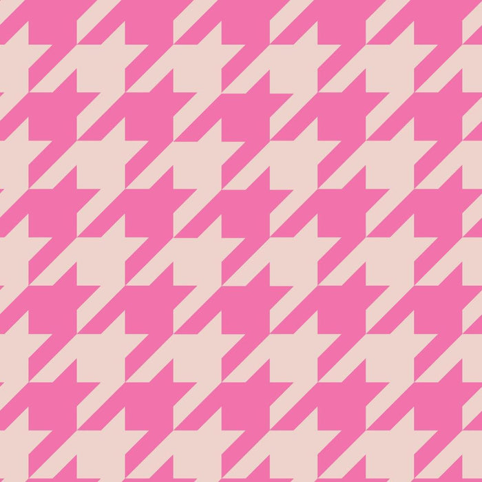 Louvelle | Riva Hair Towel Wrap Microfibre Pink Houndstooth