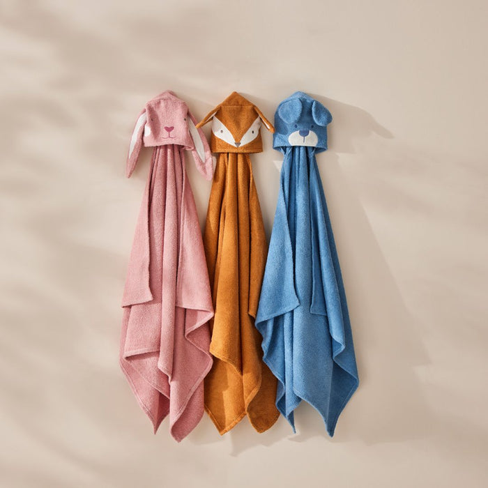 Pilbeam Living | Felix Fox Hooded Towel Mustard