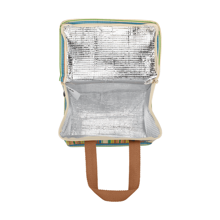 Kollab | Positano Insulated Lunch Bag Water‑Resistant Striped Design 22cm