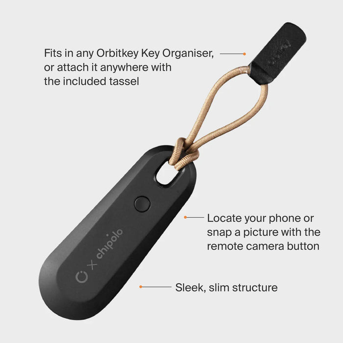 Orbitkey | Chipolo Bluetooth Tracker v2 Black