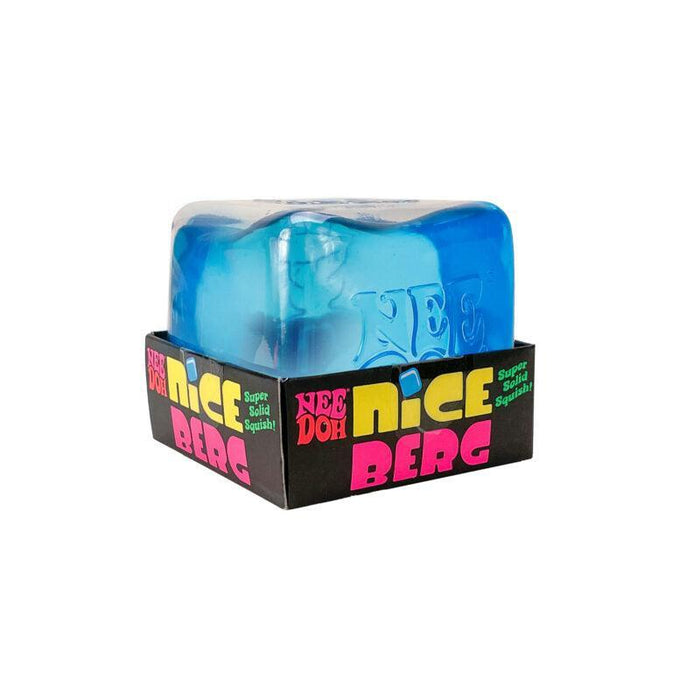Schylling | NeeDoh Nice Berg Sensory Toy Translucent Blue Homing Instincts