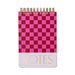 Designworks Ink | Large Chunky Notepad Burgundy Pink