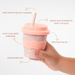 chinoclub | Pink Daisy Babychino Cup 4oz