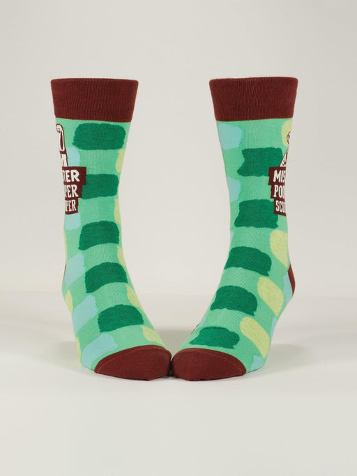 Blue Q | Mister Pooper Scooper M‑Crew Socks Combed Cotton