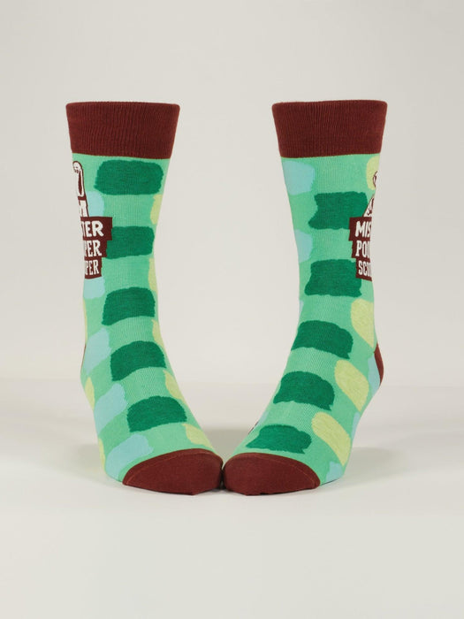 Blue Q | Mister Pooper Scooper M‑Crew Socks Combed Cotton