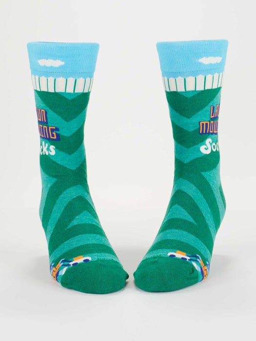 Blue Q | Lawn Mowing Socks M-Crew Men's Size 7-12