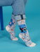 Blue Q | Gaming W-Crew Socks Playful Gamer Design