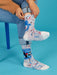 Blue Q | Gaming W-Crew Socks Playful Gamer Design