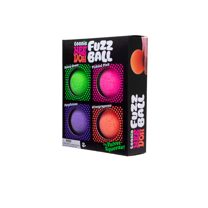 Schylling | NeeDoh Teenie Small Fuzz Ball Multipack 4 Set Homing Instincts