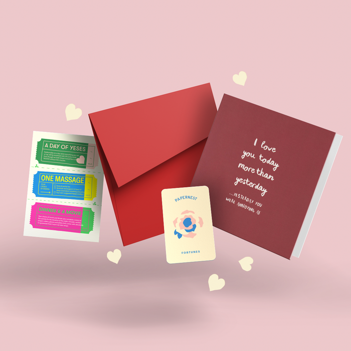 Papernest | I Love You Today More Than Yesterday Card