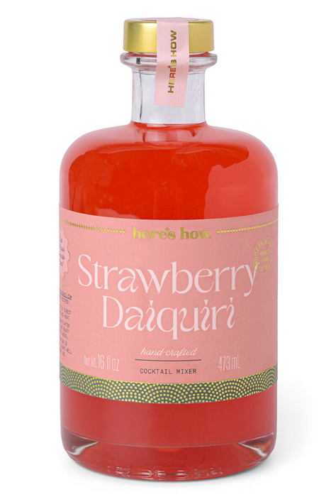 Here's How | Strawberry Daiquiri Non‑Alcoholic Cocktail Mixer
