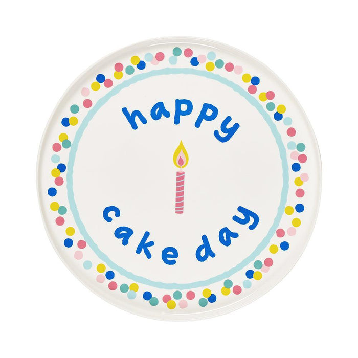 Annabel Trends | Happy Cake Day Ceramic Serving Plate