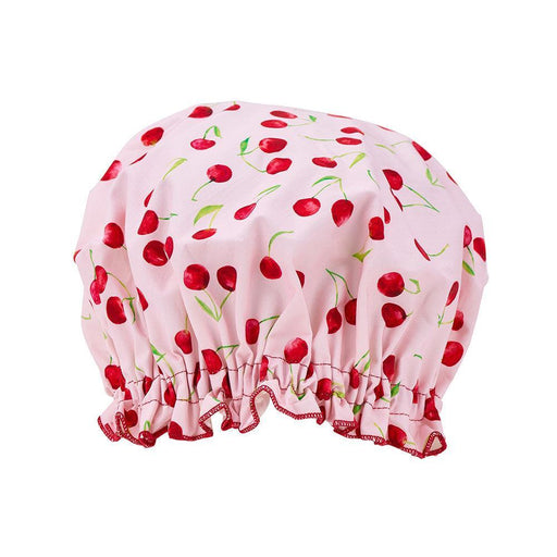 Annabel Trends | Cherrylicious Pink Cotton Hair Shower Cap