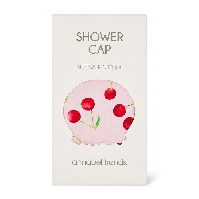 Annabel Trends | Cherrylicious Pink Cotton Hair Shower Cap
