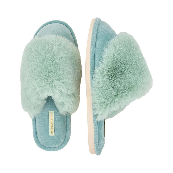 Annabel Trends | Cosy Luxe Slippers Mist Green