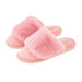 Annabel Trends | Cosy Luxe Fluffy Slippers Pink Lemonade