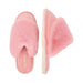 Annabel Trends | Cosy Luxe Fluffy Slippers Pink Lemonade