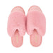 Annabel Trends | Cosy Luxe Fluffy Slippers Pink Lemonade
