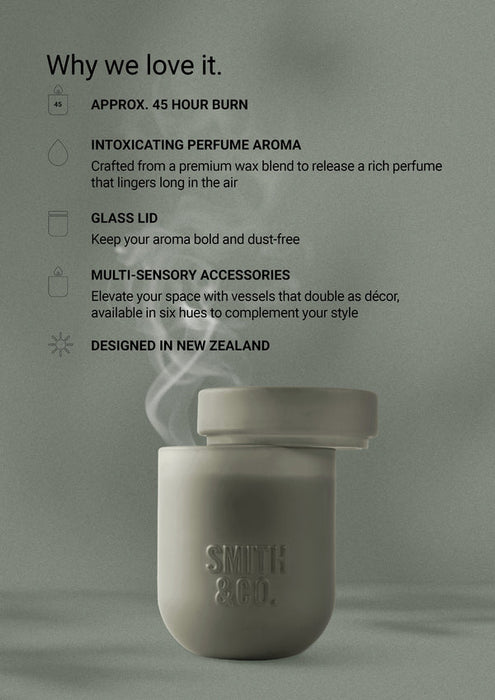 The Aromatherapy Co. | Smith & Co. Amber & Freesia Scented Candle 250g