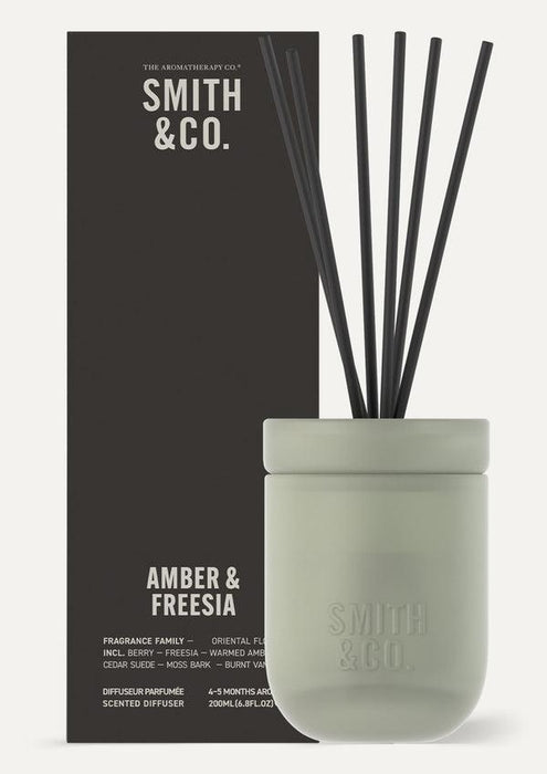 The Aromatherapy Co. | Smith & Co. Amber & Freesia Reed Diffuser 200ml