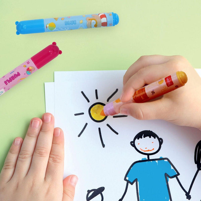 The Paperie | Teddy Friends Markers Set of 12 Multicolour
