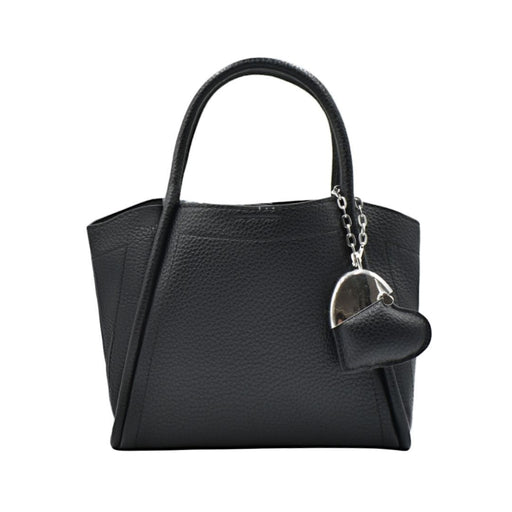 Taylor Hill Scarves & Co | Pearl Tote Bag PU Crossbody Black