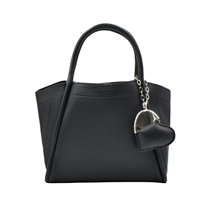Taylor Hill Scarves & Co | Pearl Tote Bag PU Crossbody Black
